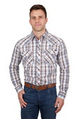 Mens Evan Check Western Shirt