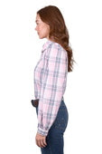 Wrangler Pink Phoebe Check Western Shirt