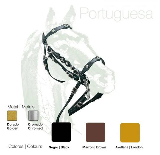 PORTUGUESE BRIDLE Double Rein