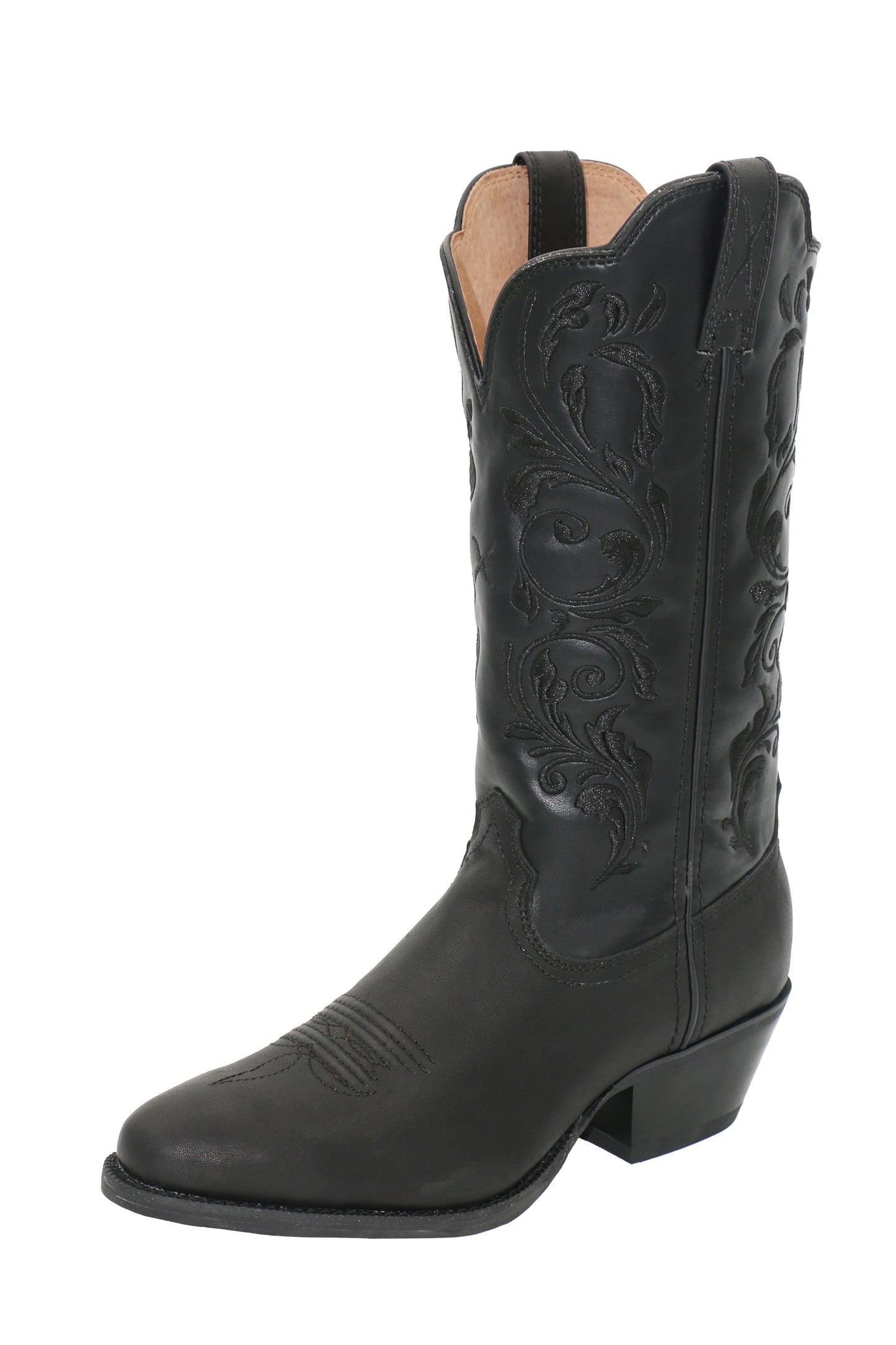 WOMEN'S BLACK WESTERN BOOT