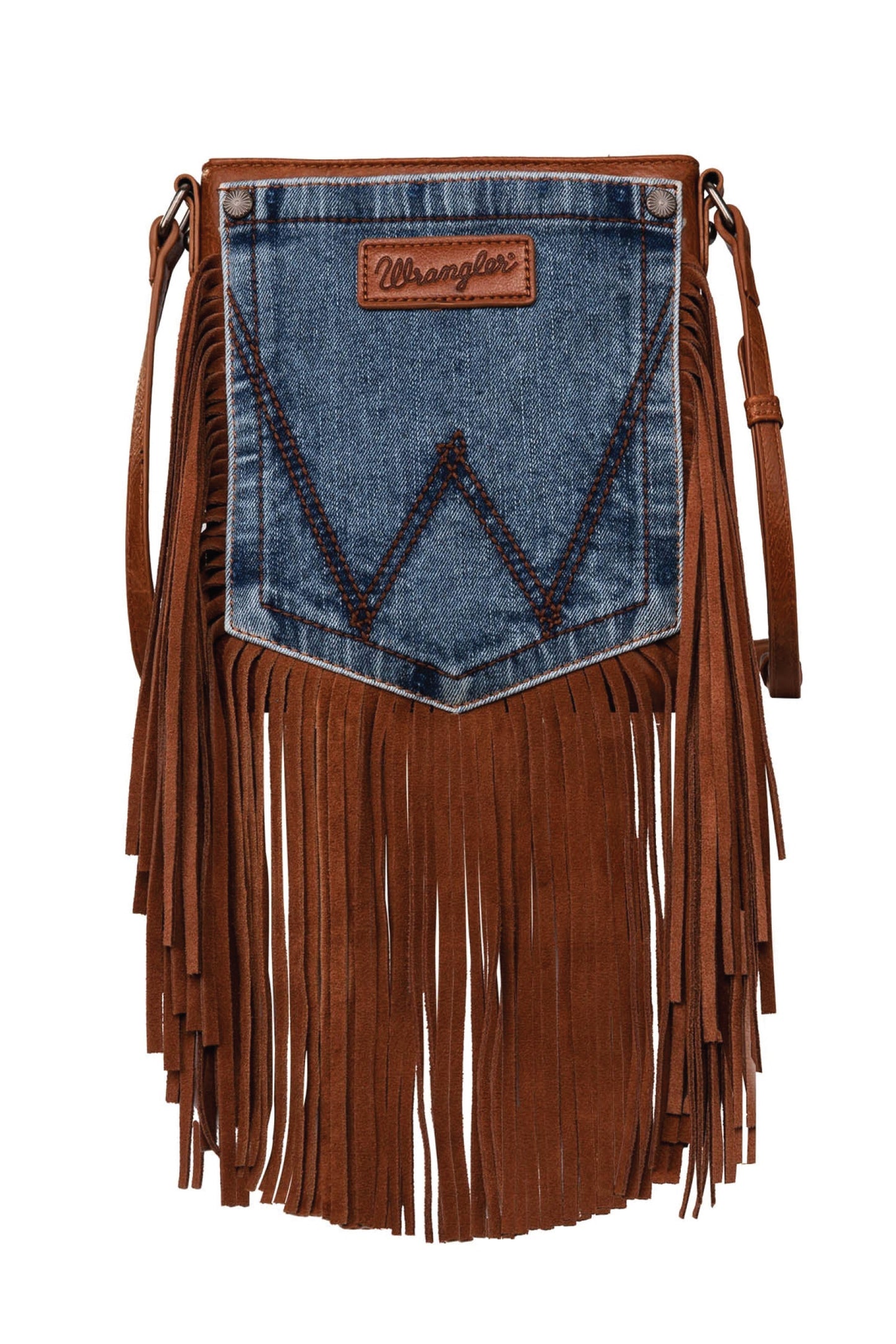 Fringe Pocket Crossbody Bag