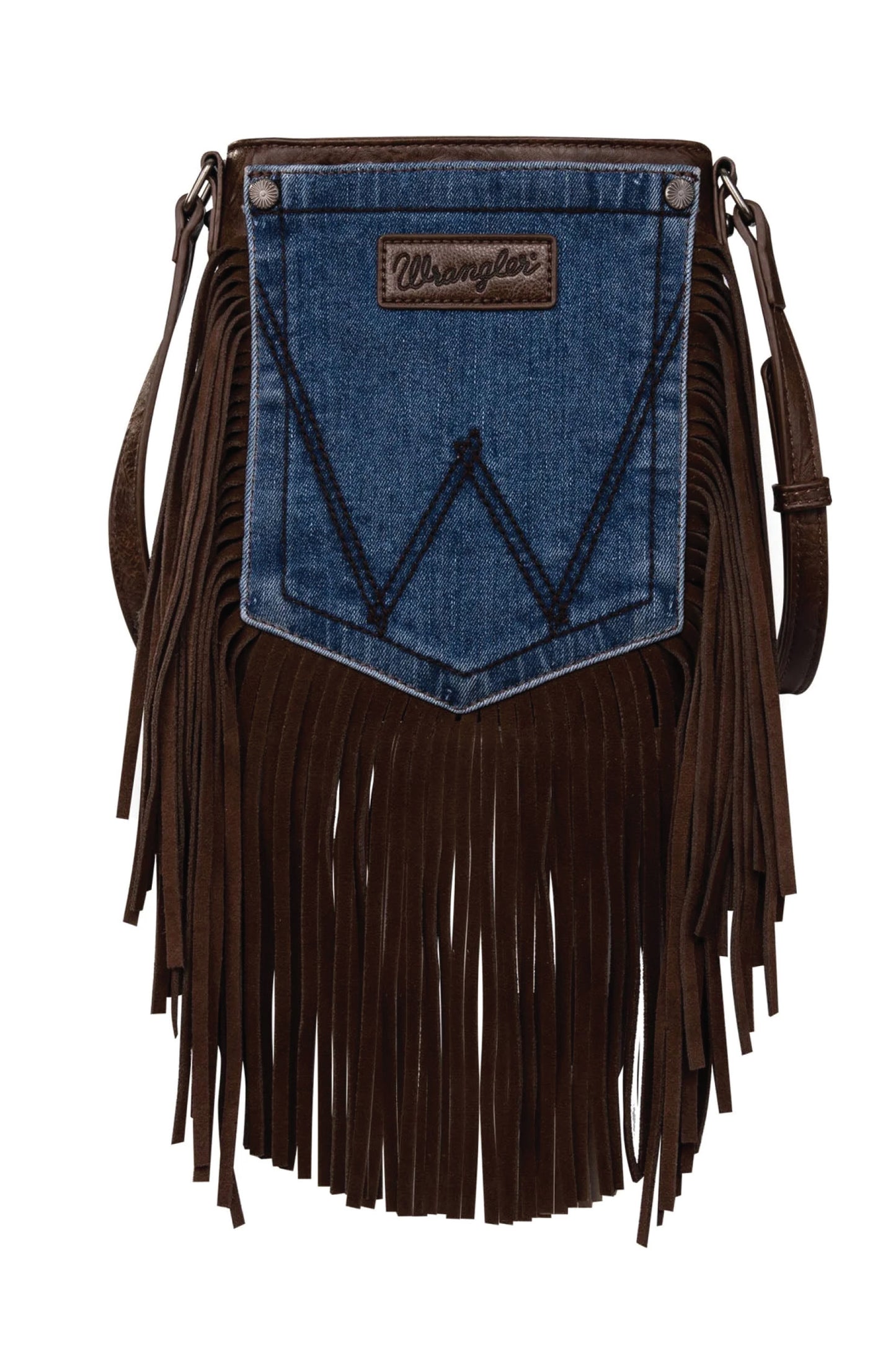 Fringe Pocket Crossbody Bag