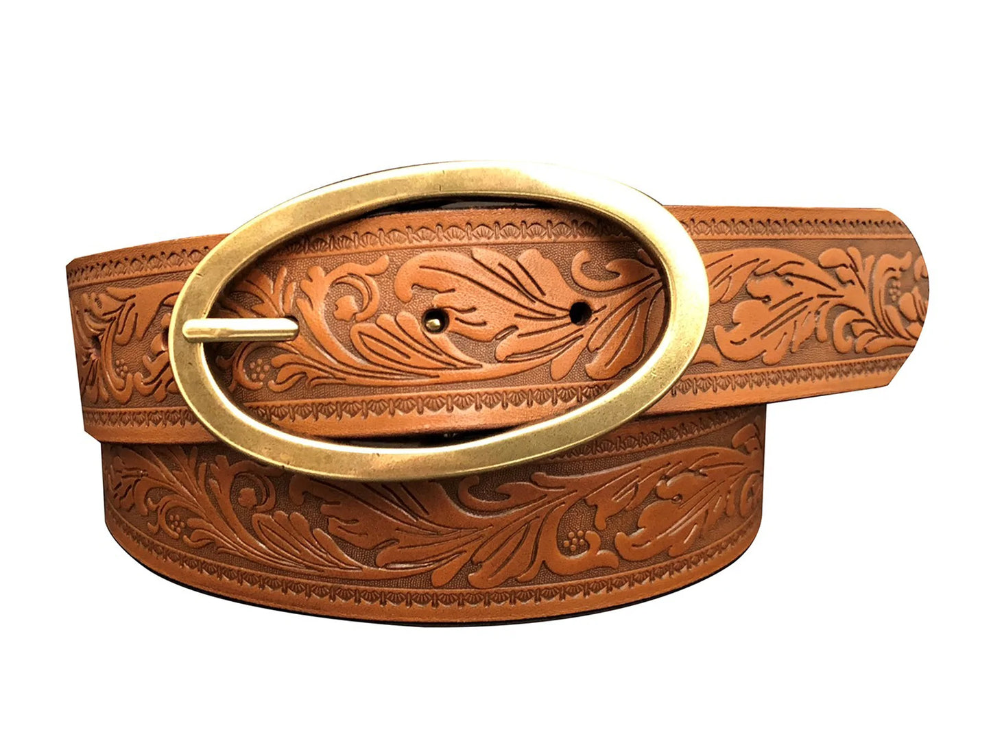 Womens Embossed Belt