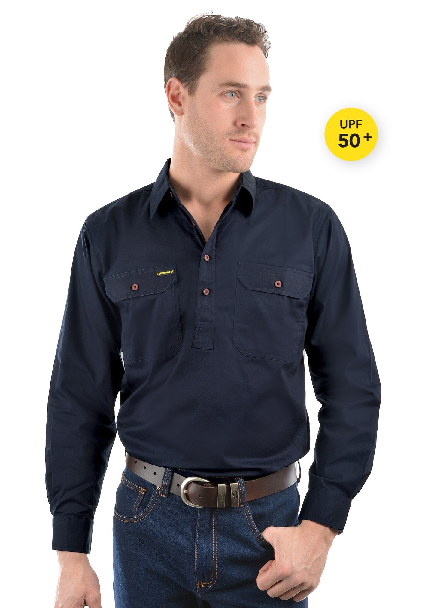 Work Shirt Half Placket