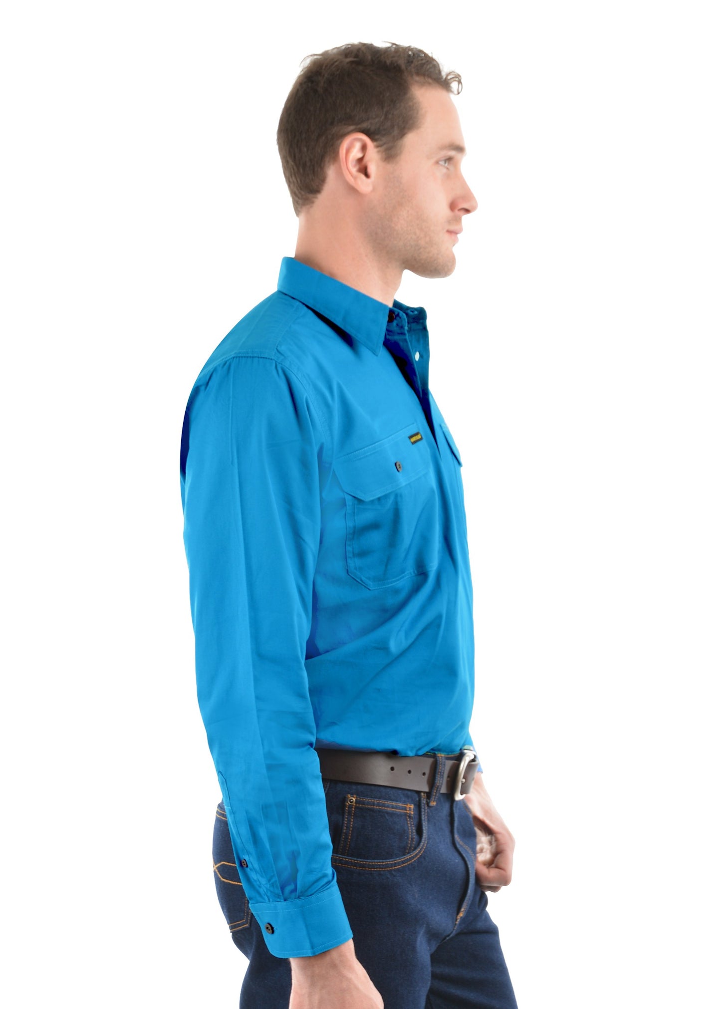 Work Shirt Half Placket