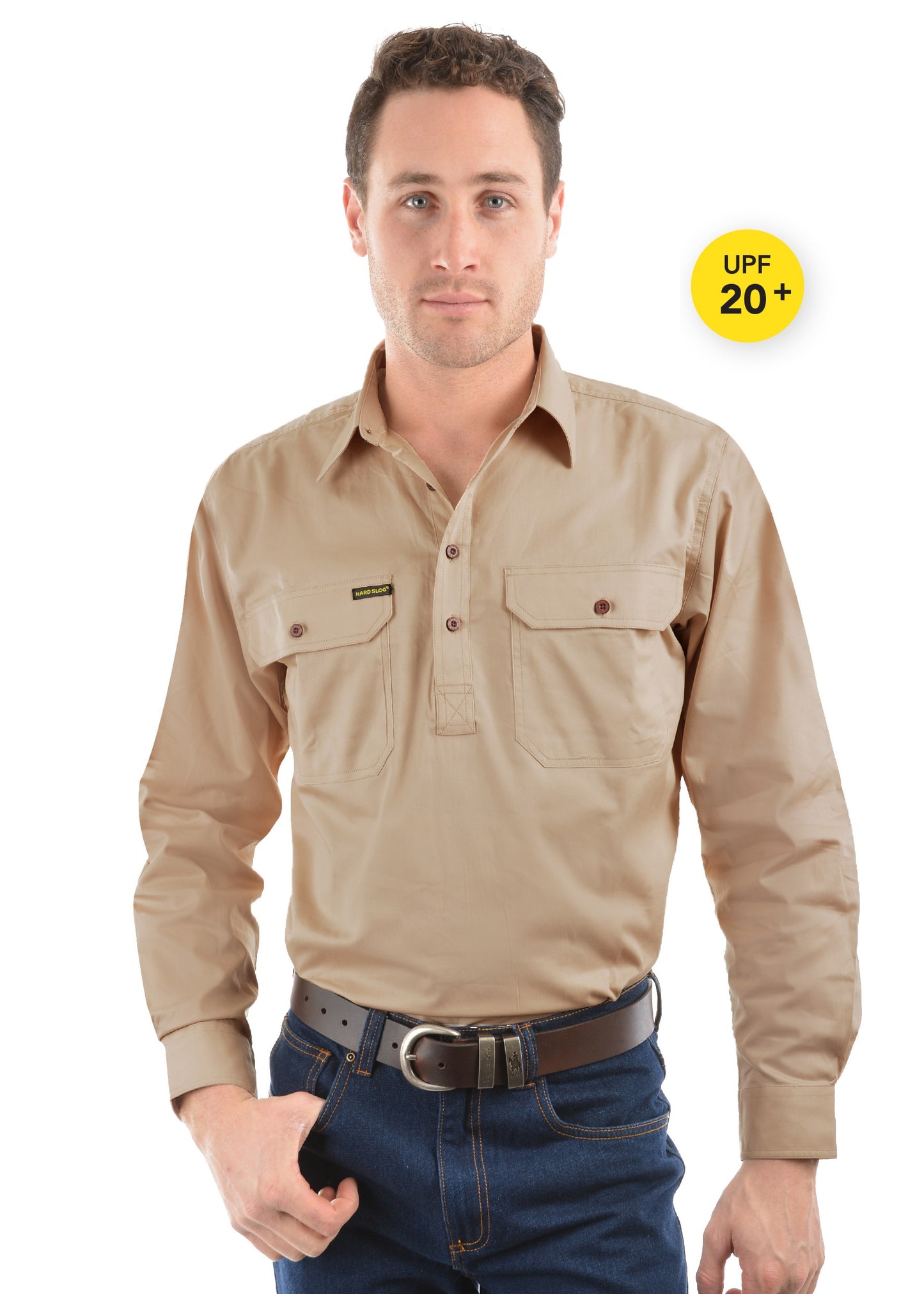 Work Shirt Half Placket