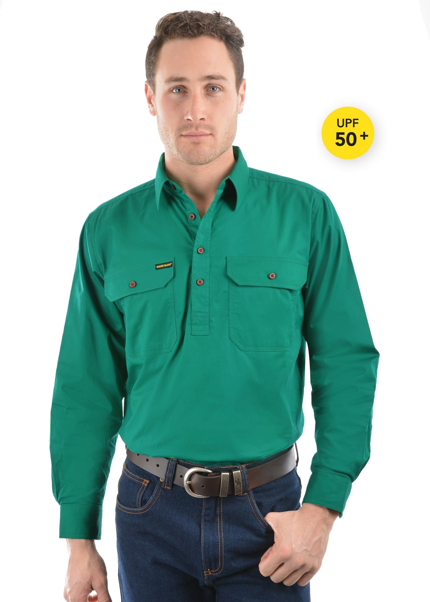 Work Shirt Half Placket