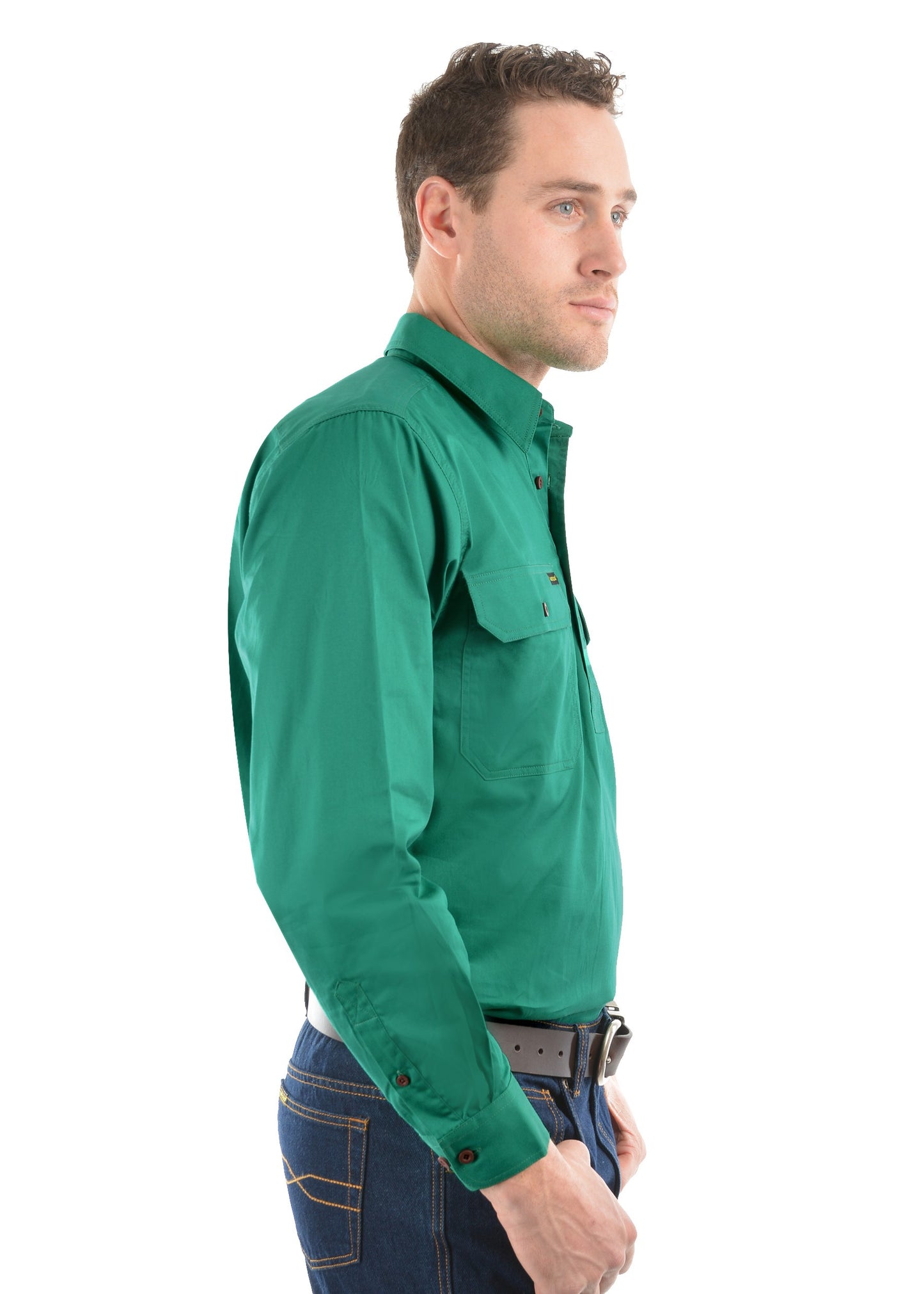 Work Shirt Half Placket