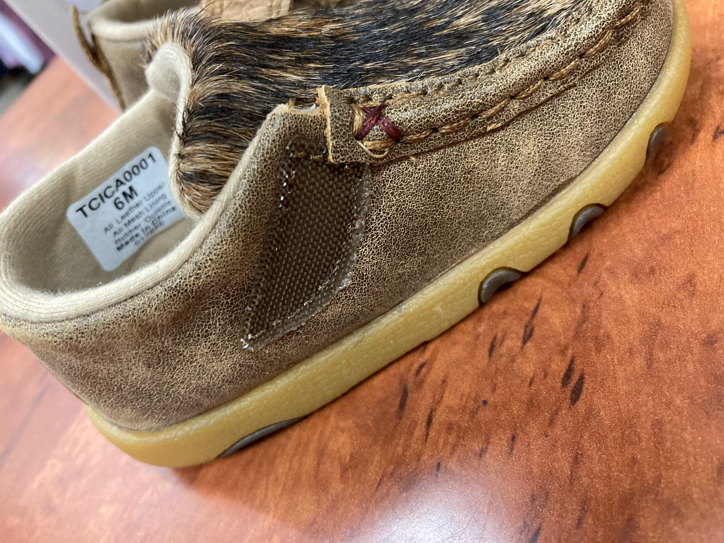 Infants Cow Fur Casual Mocs