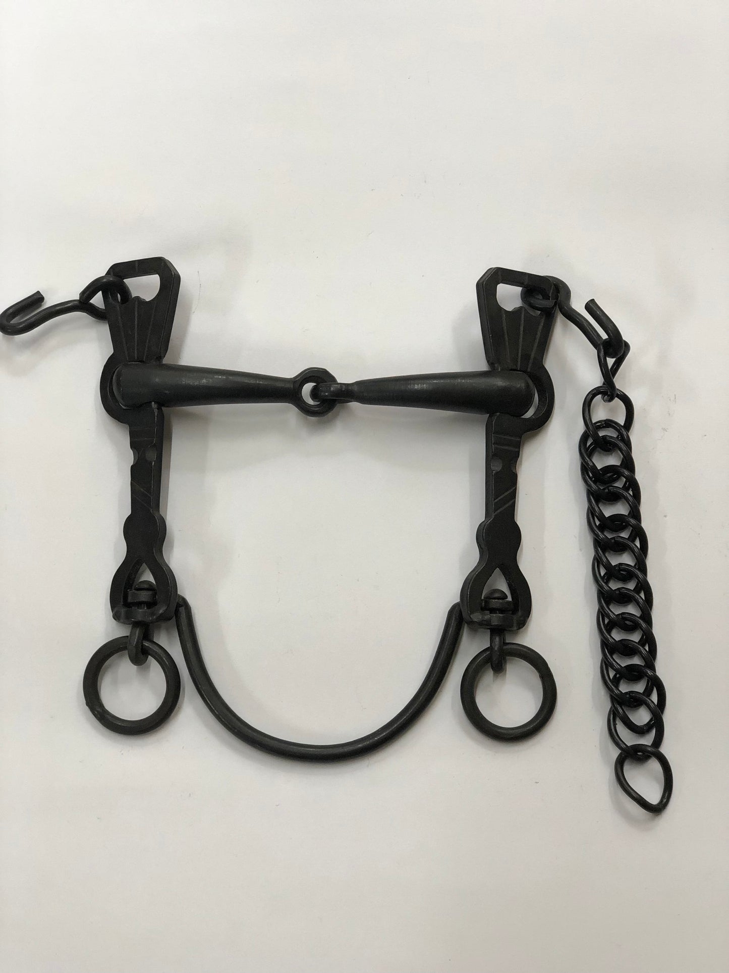 Spanish bit with jointed mouthpiece