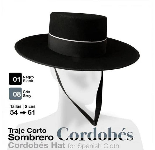 Spanish Felt Fedora - Sombrero Cordobes