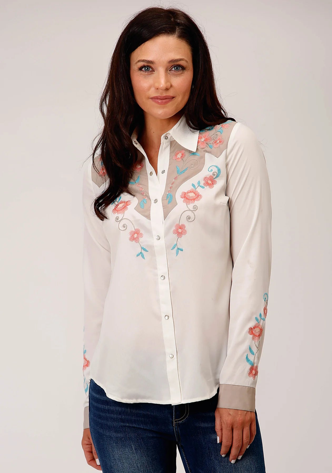 Western Embroidered Shirt - Roper