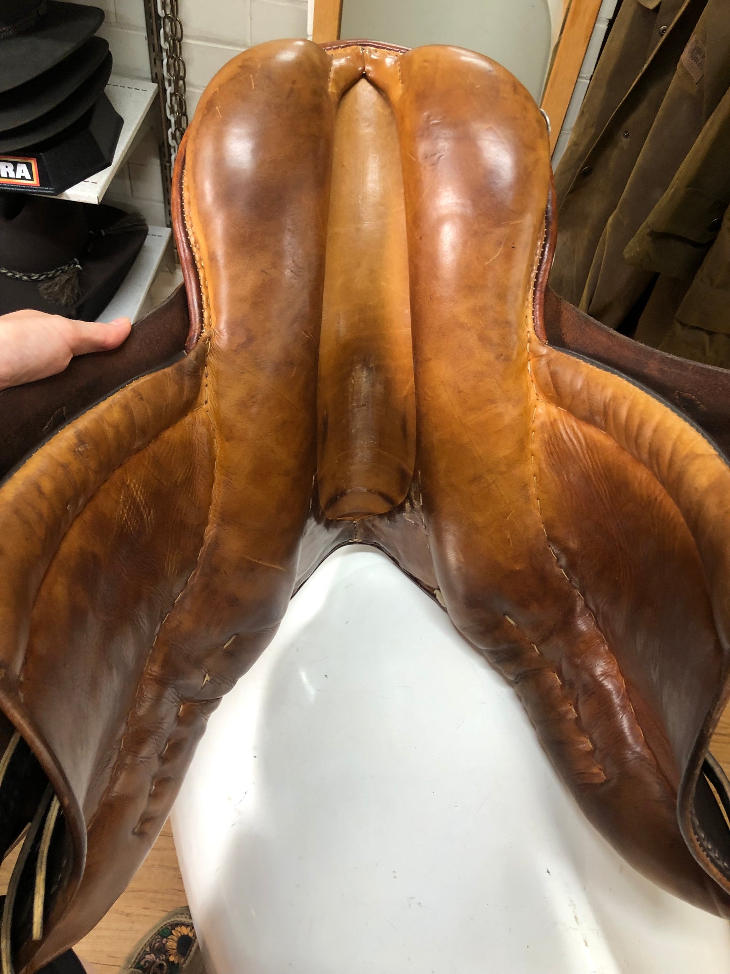 Stubborn Siegfried jumping saddle