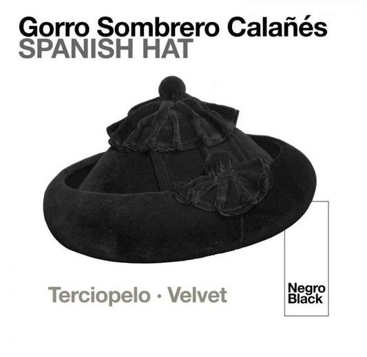 CALAÑES SPANISH HAT BLACK