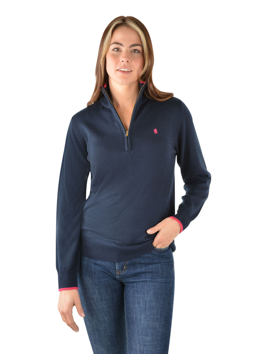 Merino Wool 1/4 Zip Rugby